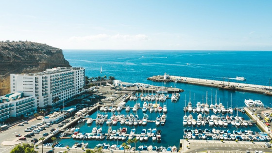 Panoramic view Marina Bayview Canary Islands