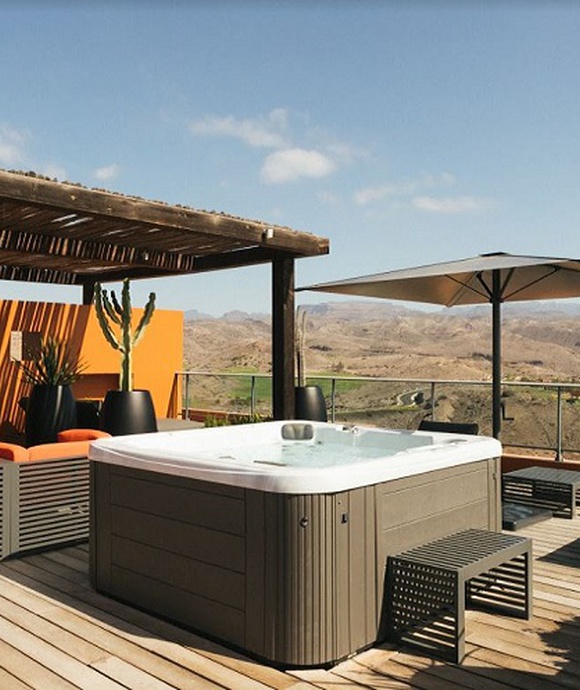 Deluxe panoramic view suite with rooftop and jacuzzi Salobre Hotel Resort & Serenity Maspalomas
