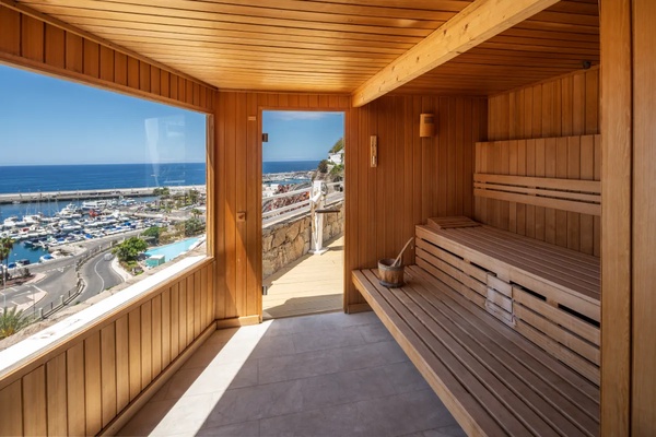 Panoramic sauna Marina Bayview Canary Islands